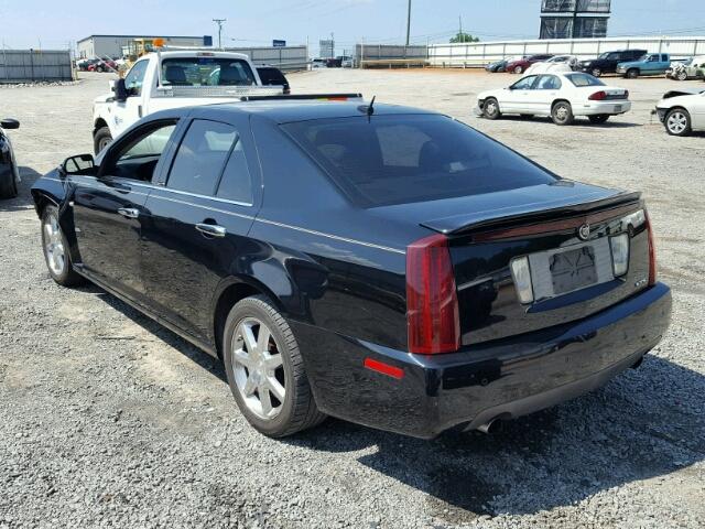 1G6DW677X60136069 - 2006 CADILLAC STS BLACK photo 3