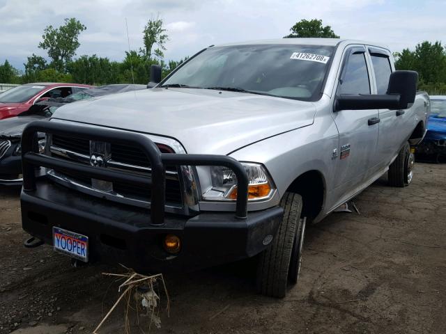 3C6UD5HL9CG226126 - 2012 DODGE RAM 2500 S SILVER photo 2