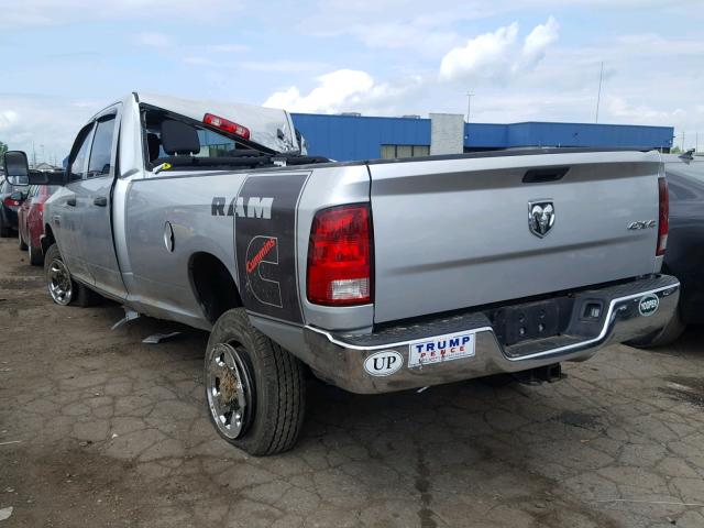3C6UD5HL9CG226126 - 2012 DODGE RAM 2500 S SILVER photo 3