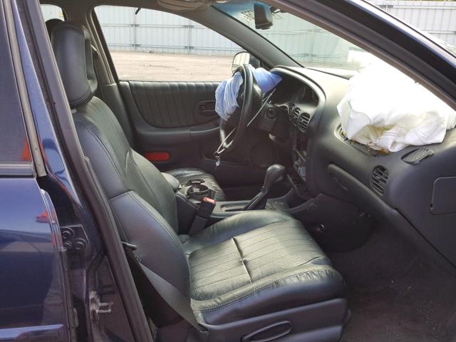 1G2WP52K51F165627 - 2001 PONTIAC GRAND PRIX ლურჯი ფოტო 5