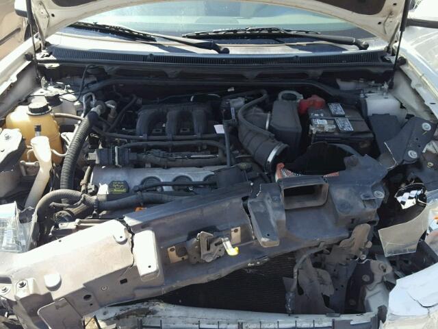 2FMEK62C89BB08903 - 2009 FORD FLEX SEL WHITE photo 7