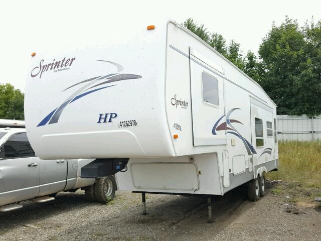 4YDF2922231209291 - 2003 KEYSTONE SPRINTER WHITE photo 2