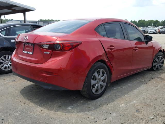 JM1BM1T7XE1127271 - 2014 MAZDA 3 SV RED photo 4