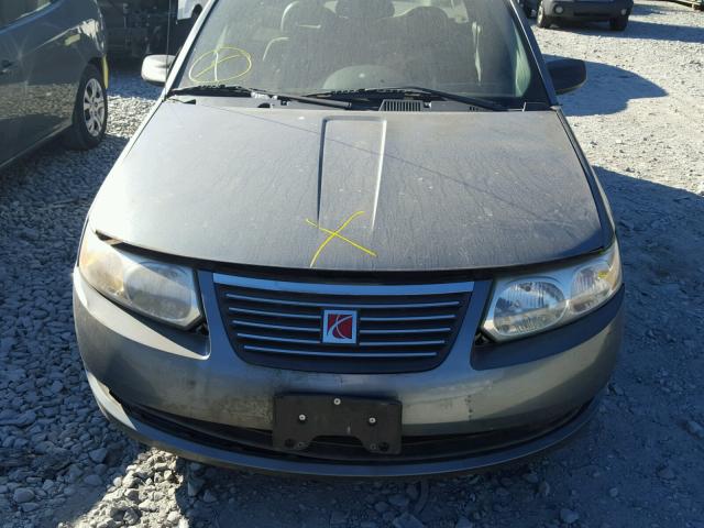 1G8AJ55F87Z103999 - 2007 SATURN ION LEVEL GRAY photo 7