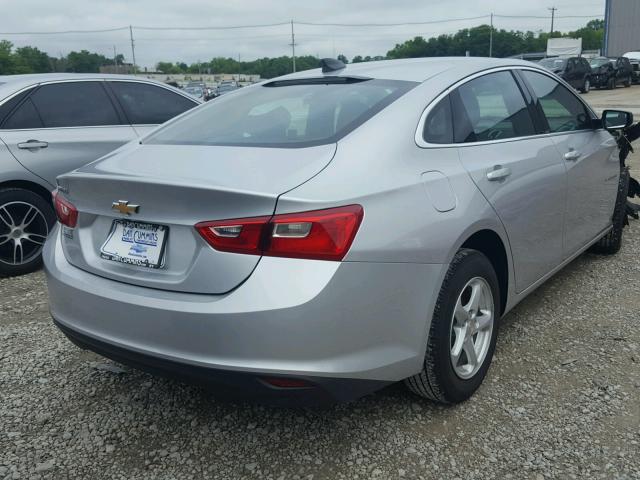 1G1ZB5STXJF169763 - 2018 CHEVROLET MALIBU LS Gümüş foto 4