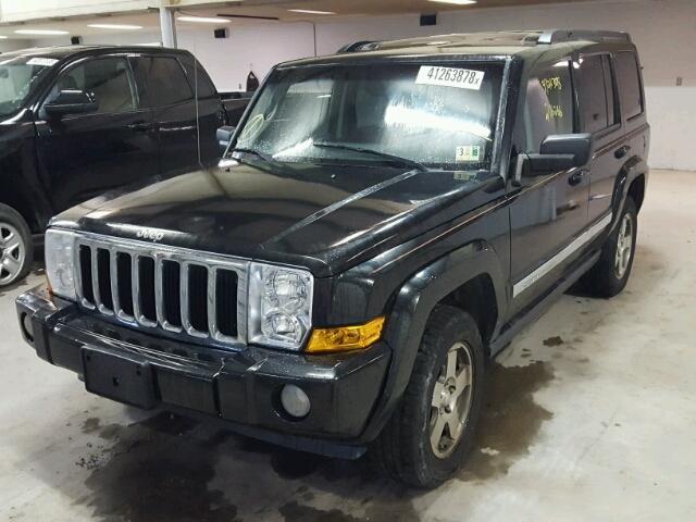 1J4RG4GK7AC128960 - 2010 JEEP COMMANDER BLACK photo 2
