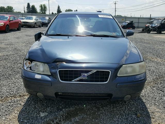 YV1RS592862554994 - 2006 VOLVO S60 2.5T BLUE photo 9
