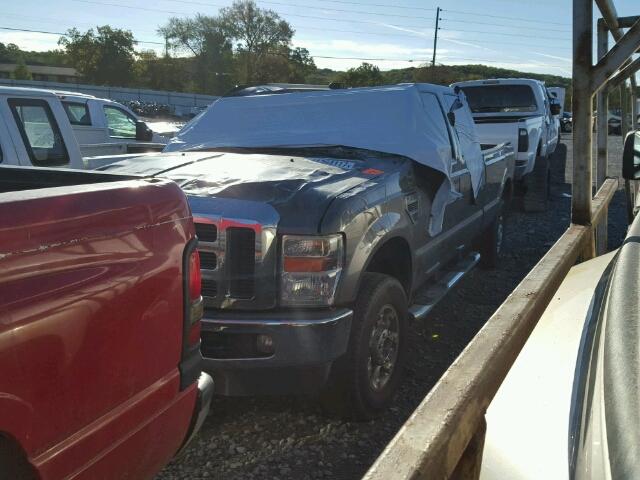 1FTSW2BY1AEA85134 - 2010 FORD F250 GRAY photo 2