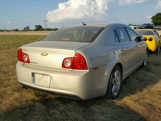 1G1ZC5EB8AF153559 - 2010 CHEVROLET MALIBU ოქროსფერი ფოტო 4