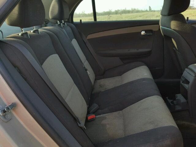 1G1ZC5EB8AF153559 - 2010 CHEVROLET MALIBU ოქროსფერი ფოტო 6