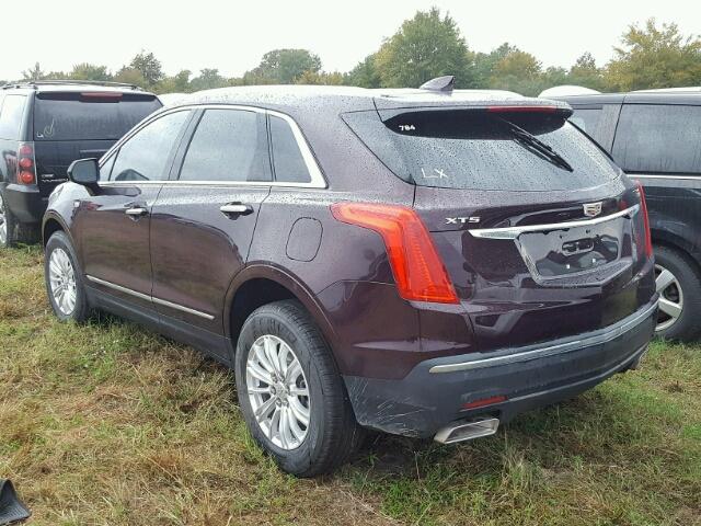 1GYKNARS2JZ104243 - 2018 CADILLAC XT5 BURGUNDY photo 3