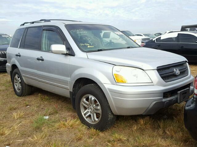 2HKYF18503H605683 - 2003 HONDA PILOT GRAY photo 1