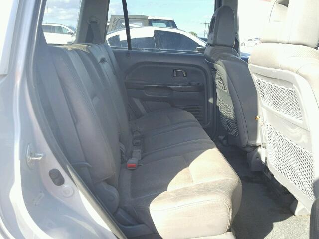 2HKYF18503H605683 - 2003 HONDA PILOT GRAY photo 6