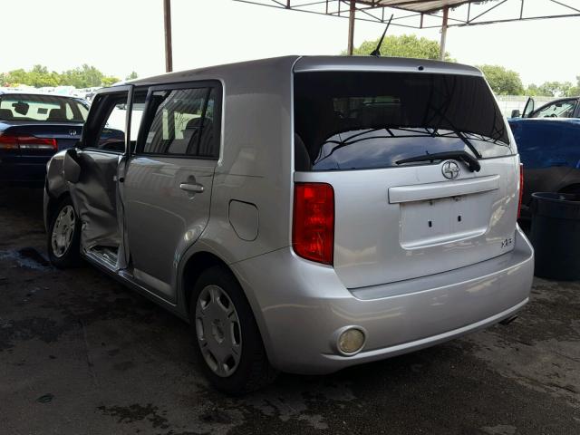 JTLKE50E091080897 - 2009 TOYOTA SCION XB Silber Foto 3
