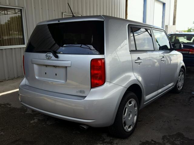 JTLKE50E091080897 - 2009 TOYOTA SCION XB Silber Foto 4
