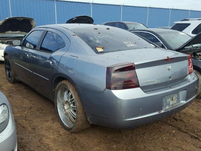 2B3KA43G47H796507 - 2007 DODGE CHARGER TEAL photo 3