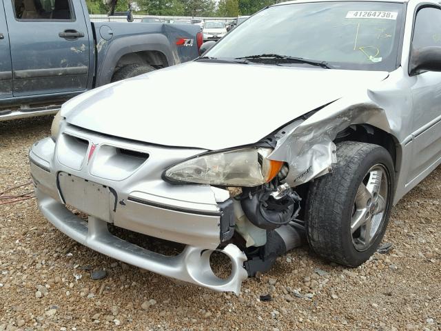 1G2NW12E64M649386 - 2004 PONTIAC GRAND AM G SILVER photo 9