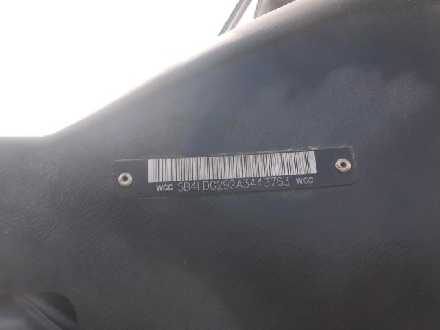 5B4LDG292A3443763 - 2010 WORKHORSE CUSTOM CHASSIS COMMERCIAL 红色 照片 10