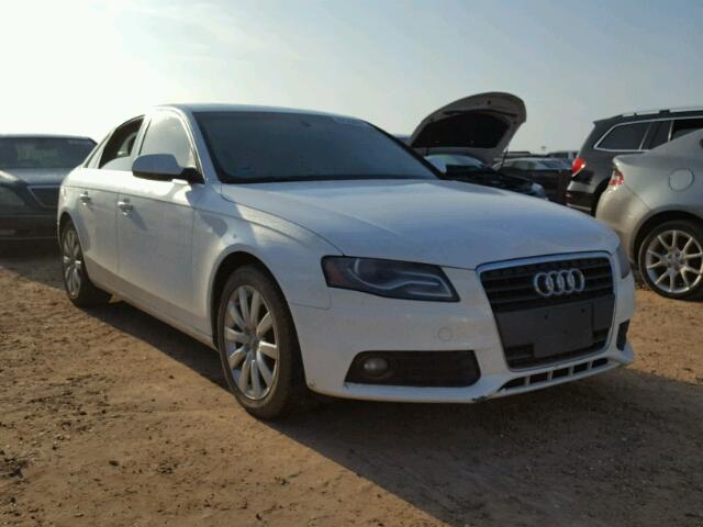 WAUEFAFL3BN056190 - 2011 AUDI A4 WHITE photo 1