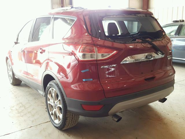 1FMCU0JX5EUC21019 - 2014 FORD ESCAPE TIT MAROON photo 3