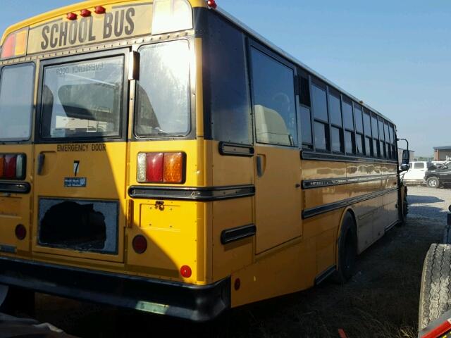 4UZABRCS37CV72961 - 2007 FREIGHTLINER CHASSIS B2 ყვითელი ფოტო 4