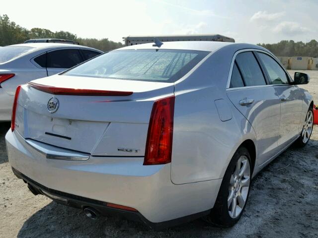 1G6AA5RX5E0183064 - 2014 CADILLAC ATS SILVER photo 4