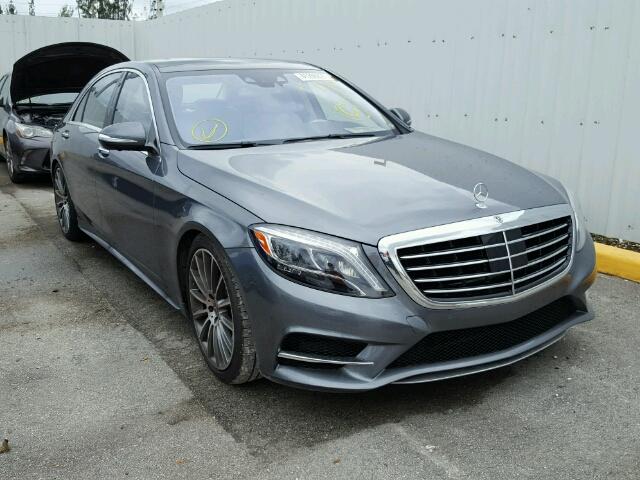 WDDUG8CB3HA340053 - 2017 MERCEDES-BENZ S 550 GRAY photo 1