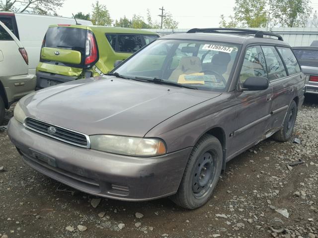 4S3BK6556S7362600 - 1995 SUBARU LEGACY LS BROWN photo 2