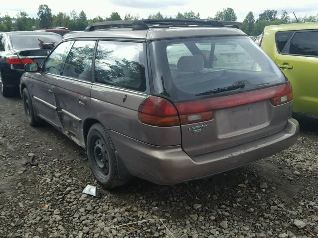 4S3BK6556S7362600 - 1995 SUBARU LEGACY LS BROWN photo 3