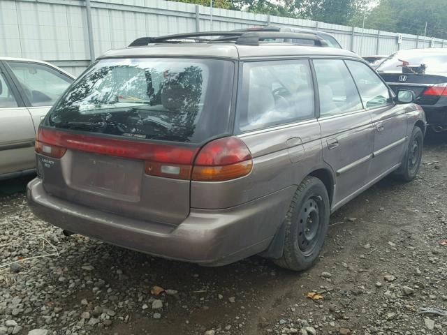 4S3BK6556S7362600 - 1995 SUBARU LEGACY LS BROWN photo 4