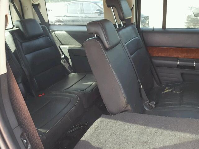 2FMGK5DC2BBD06978 - 2011 FORD FLEX BLACK photo 6