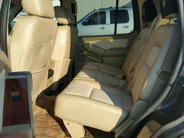 1FMEU64E67UA78574 - 2007 FORD EXPLORER E GRAY photo 6