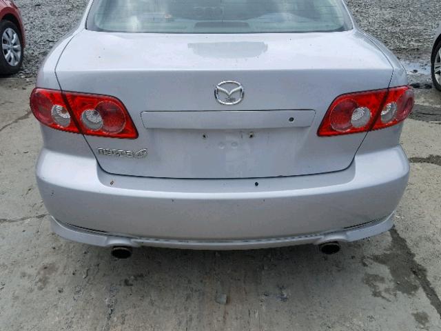 1YVFP80C345N35387 - 2004 MAZDA 6 I SILVER photo 9