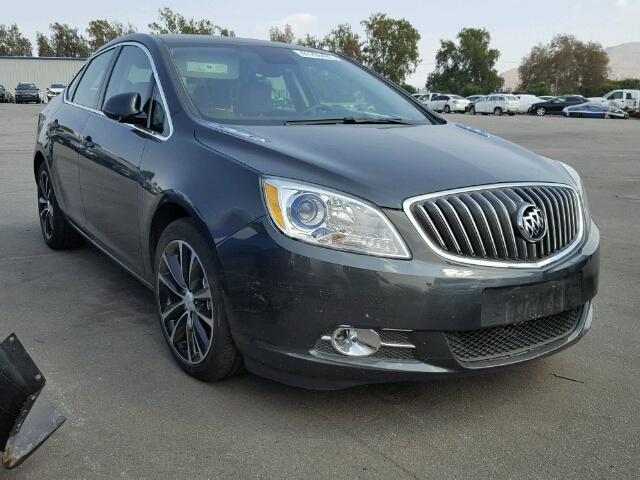 1G4PW5SK5G4158132 - 2016 BUICK VERANO SPO GRAY photo 1