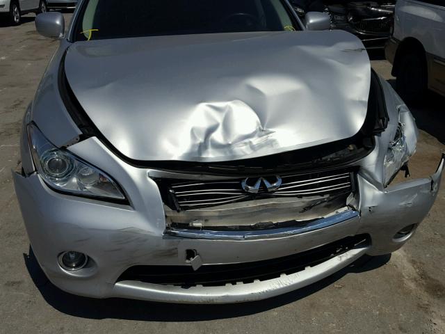 JN1BY1AP0DM514497 - 2013 INFINITI M37 SILVER photo 9