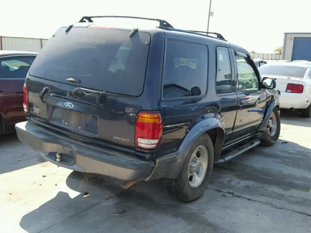 1FMZU70EXYUB00851 - 2000 FORD EXPLORER BLUE photo 4