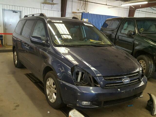 KNDMB233066054191 - 2006 KIA SEDONA EX BLUE photo 1