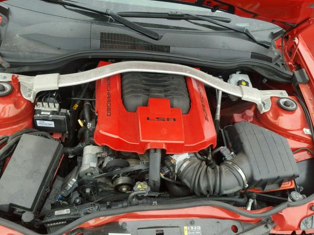 2G1FS1EP7C9800071 - 2012 CHEVROLET CAMARO ZL1 橙色 照片 7