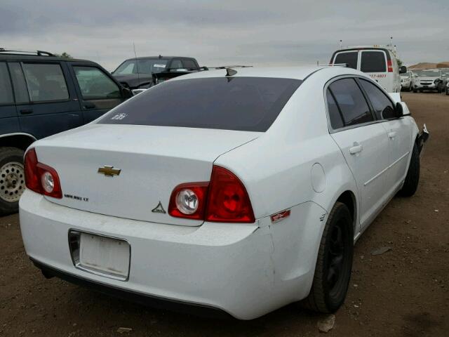 1G1ZC5EB2AF291548 - 2010 CHEVROLET MALIBU WHITE photo 4