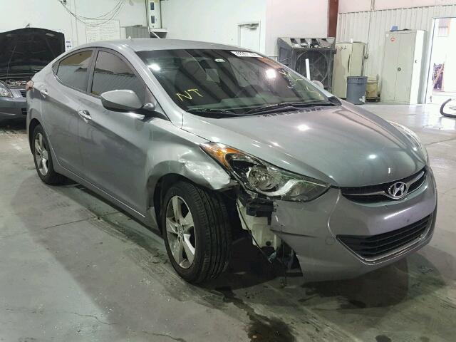 KMHDH4AE9CU351705 - 2012 HYUNDAI ELANTRA GL SILVER photo 1