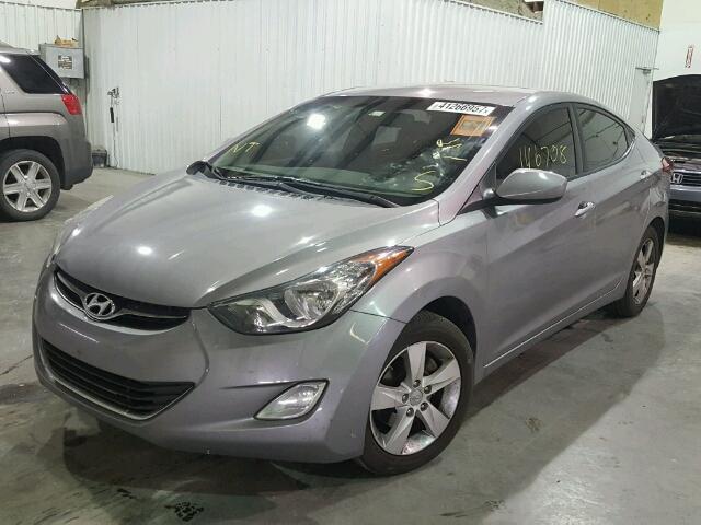 KMHDH4AE9CU351705 - 2012 HYUNDAI ELANTRA GL SILVER photo 2