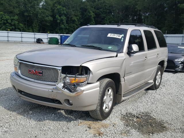 1GKEK63U54J123783 - 2004 GMC YUKON DENA SILVER photo 2