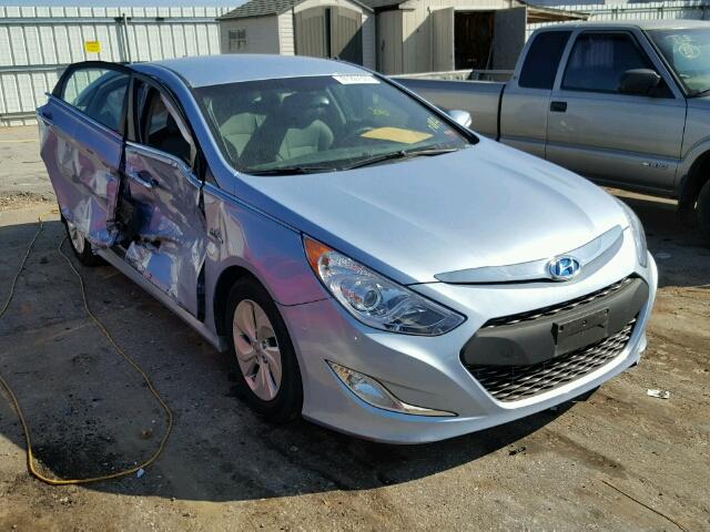 KMHEC4A47DA098879 - 2013 HYUNDAI SONATA BLUE photo 1