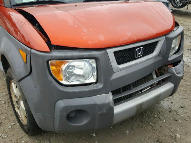 5J6YH18375L007611 - 2005 HONDA ELEMENT LX ORANGE photo 9