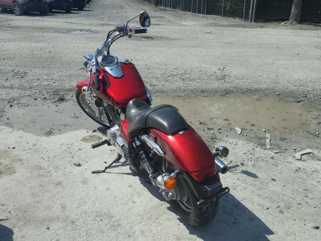 JH2RC53019K203267 - 2009 HONDA VT750 C2 RED photo 3