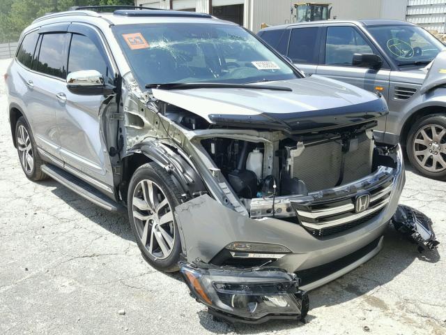 5FNYF6H02HB073778 - 2017 HONDA PILOT ELIT SILVER photo 1