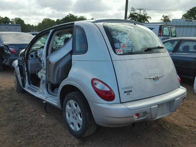 3A8FY48B58T165632 - 2008 CHRYSLER PT CRUISER SILVER photo 3