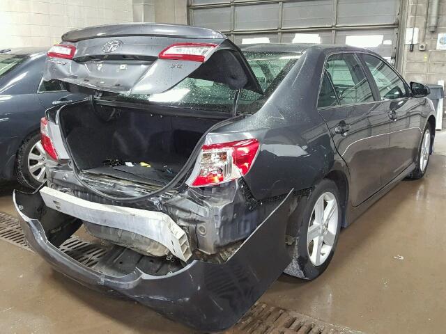 4T1BF1FK8CU197515 - 2012 TOYOTA CAMRY GRAY photo 4