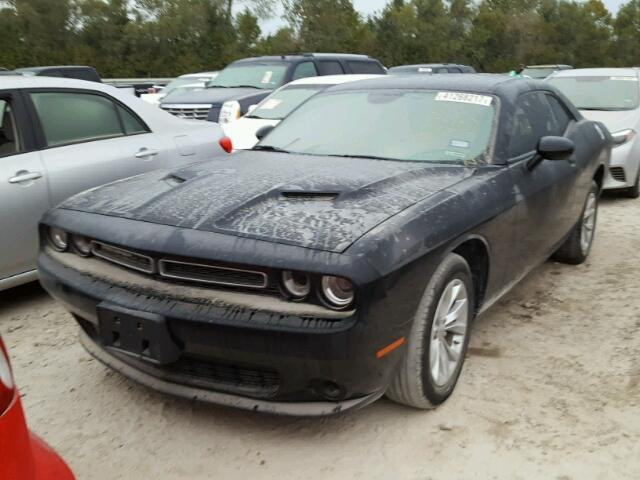 2C3CDZAG3FH709421 - 2015 DODGE CHALLENGER BLACK photo 2