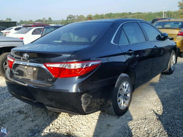 4T1BF1FK8FU093885 - 2015 TOYOTA CAMRY LE BLACK photo 4